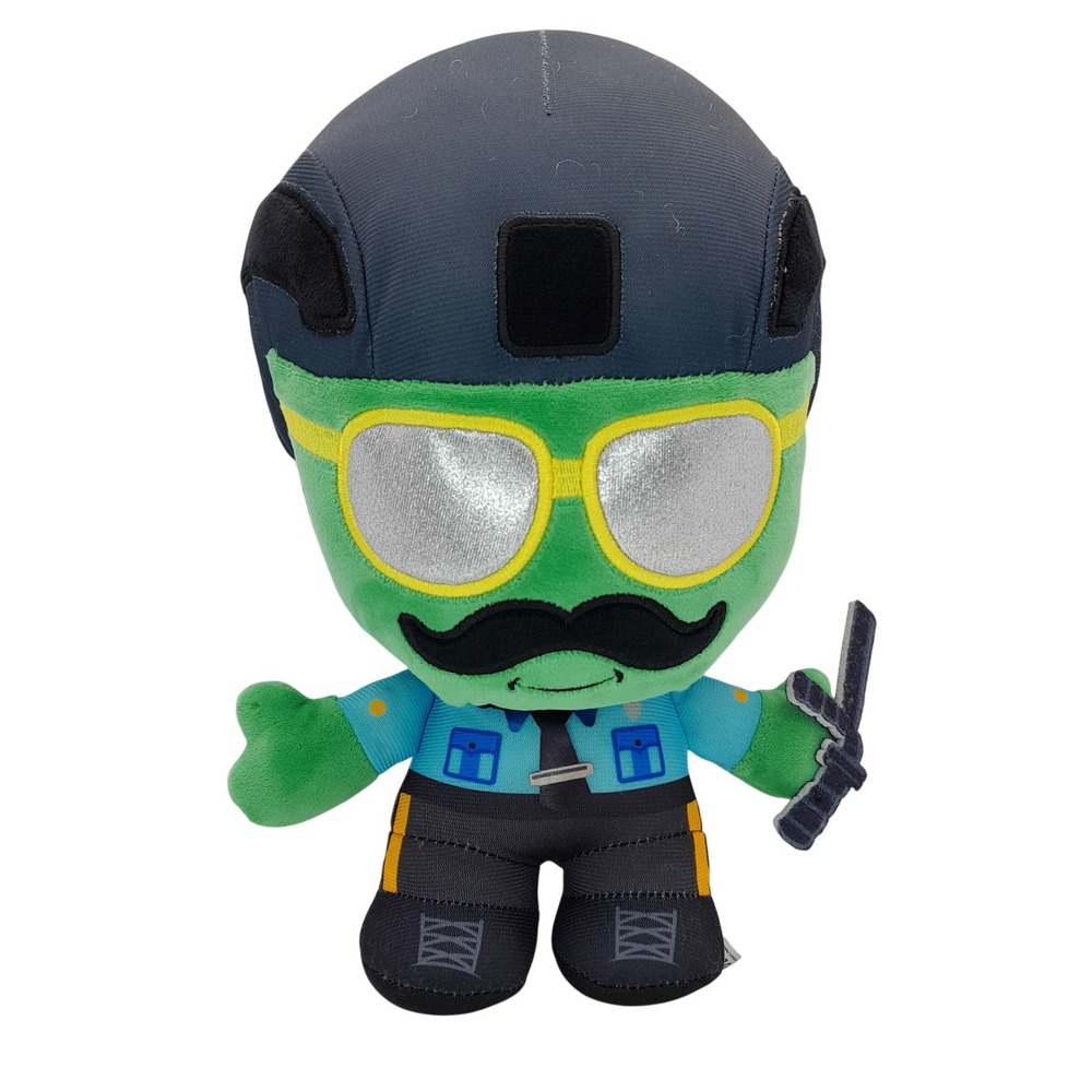 Brookhaven Roblox Officer Green Zombie Plush 9 Inch 2022 D. Wolf Gaming Toy